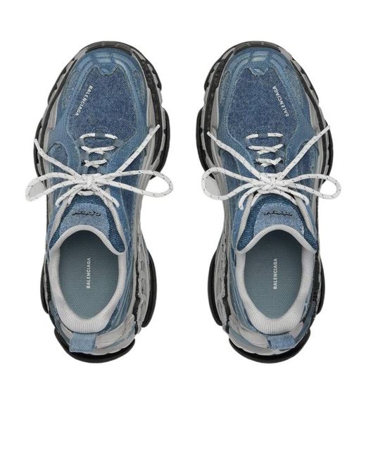 Balenciaga Blue Triple S.2 Denim Sneaker