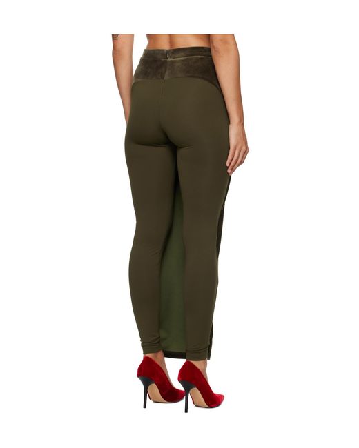 Pushbutton Black Patchwork Skirt Pants