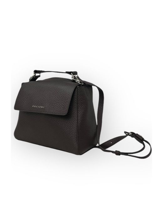 Orciani Black Sveva Soft Small Handbag