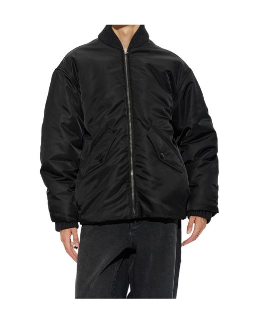 Marni Black Padded Bomber Jacket for men