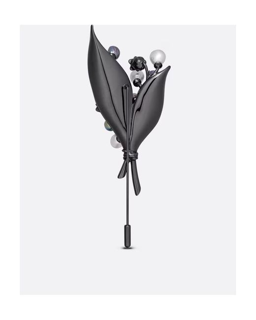 Dior Lily Of The Valley Brooch in Black for Men | Lyst