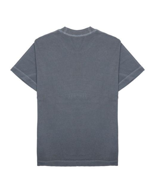 Closed Blue Logo Crew-Neck T-Shirt for men