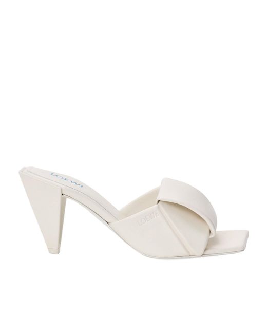 Loewe White Origami Slide