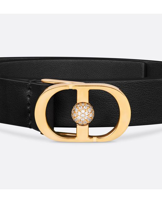 Dior White 30 Montaigne Jolie Belt