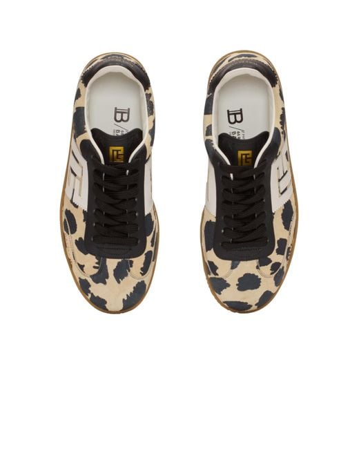 Balmain Brown Swan Sports Shoes