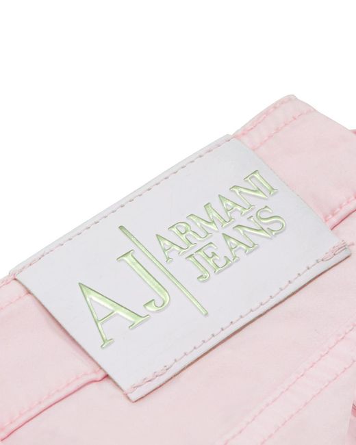 Armani Jeans Pink Belt-Loop Jeans