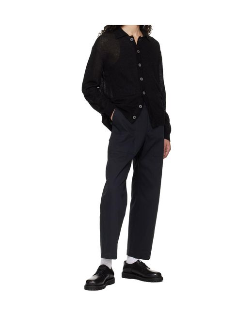 Studio Nicholson Black Knitted Cardigan for men