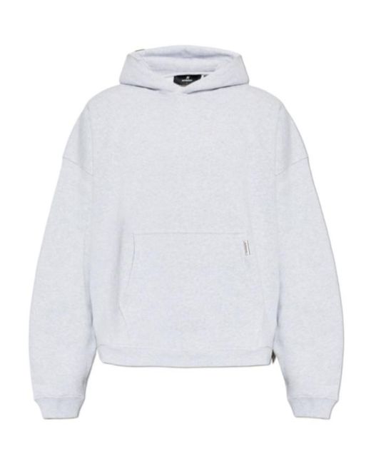 Represent White Front-Pocket Hoodie for men