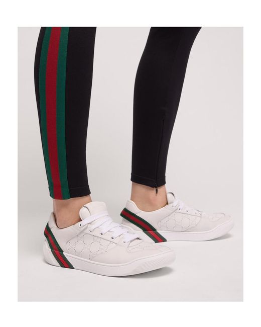 Gucci White Screener Sneaker