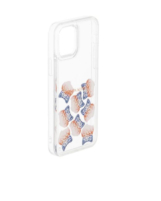 Maison Kitsuné White Big Fox Head Aqua Iphone 12 And 12 Pro Phone Case for men