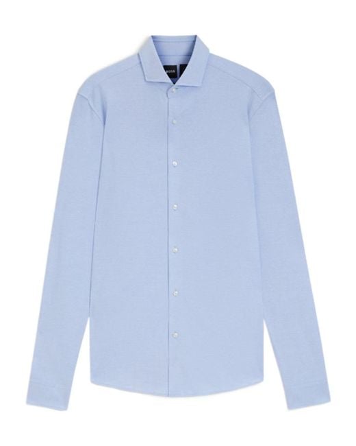 Boss Blue Oxford Shirt for men