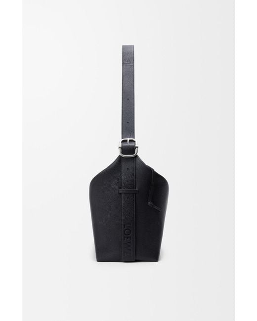 Loewe Black Large Loop Hobo Bag for men