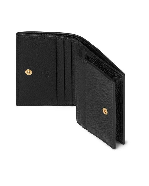 Gucci Gray Gg Marmont Bi-Color Card Case Wallet