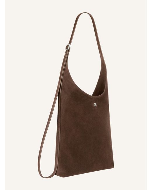 Courreges Brown Courrèges Large Melt Tote Bag