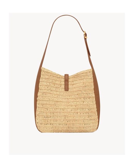 Saint Laurent Natural Le 5 À 7 Supple Small Shoulder Bag