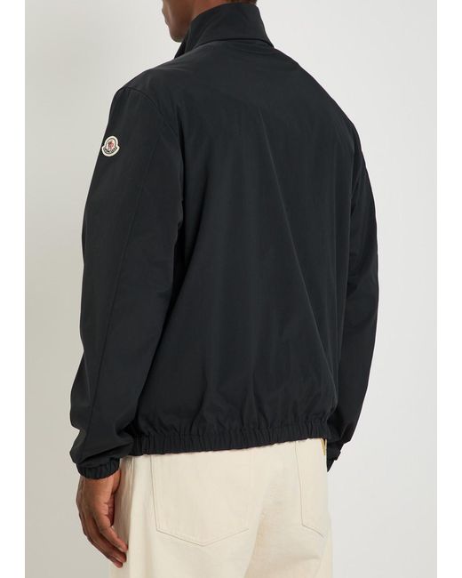 Moncler Black Stand-Up Collar Jacket for men
