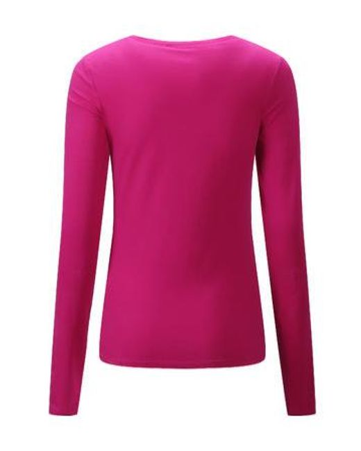 Armani Jeans Pink Logo Detail T-Shirt