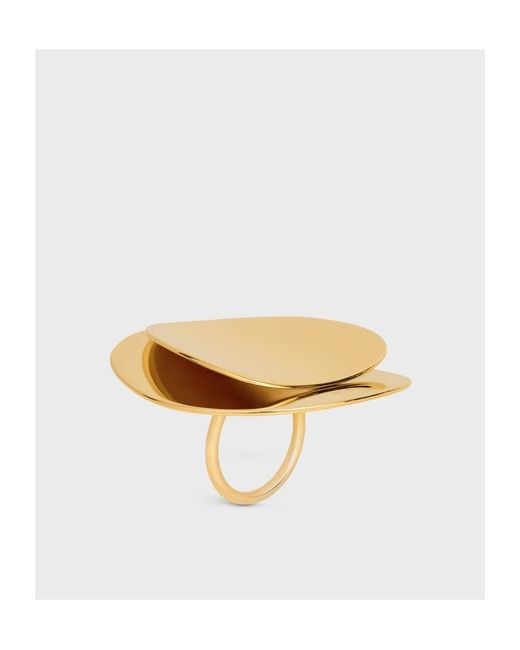 Céline Metallic Petale Ring