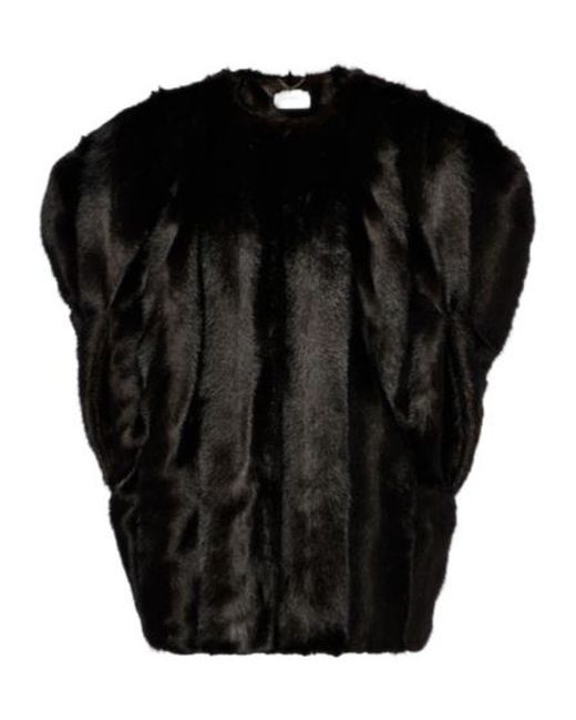 Magda Butrym Black Oversized Vest
