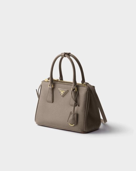 Prada Brown Galleria Small Saffiano Leather Bag