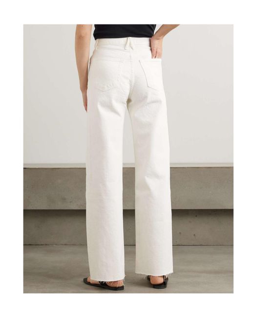 SLVRLAKE Denim White Belt Loop Jeans