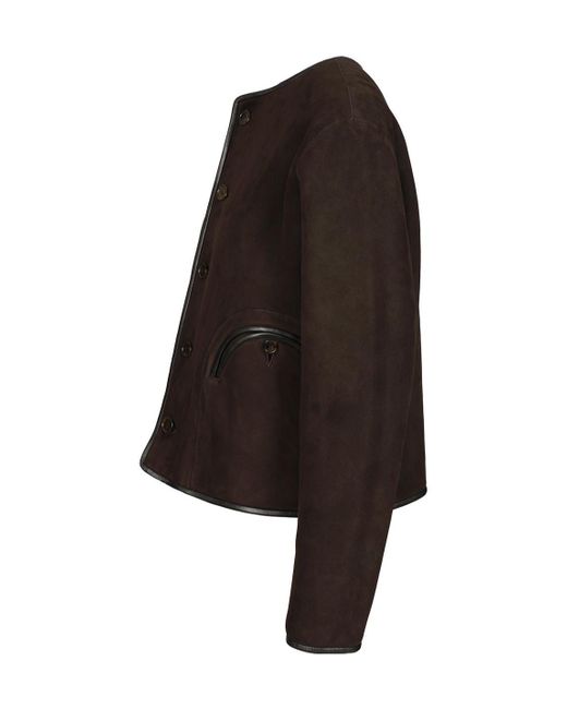 Blazé Milano Black Blazé Milano Gliss Bolero Reversible Shearling Jacket