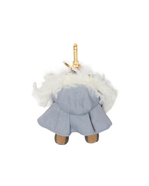 Burberry White Thomas Bear Charm