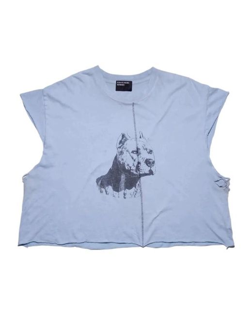 Enfants Riches Deprimes Blue Printed T-Shirt for men