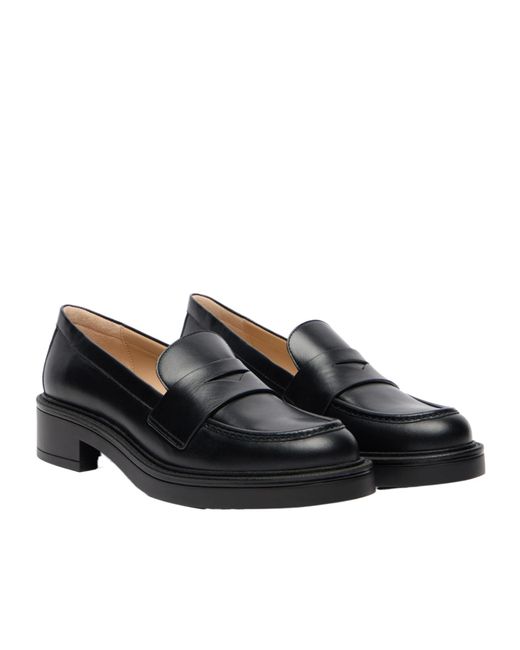 Stuart Weitzman Black Celia Lite Loafer