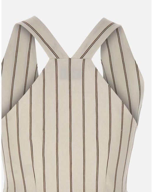 Marella White Sleeveless Vest
