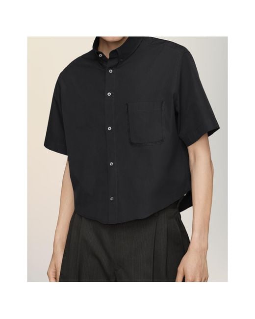 Maison Margiela Black Cotton Shirt for men