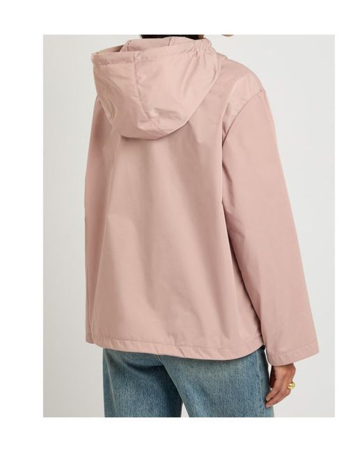 Moncler Pink Cassiopea Hooded Shell Jacket