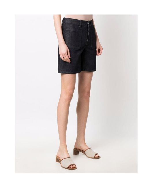 Jil Sander Blue Pocketed Denim Shorts