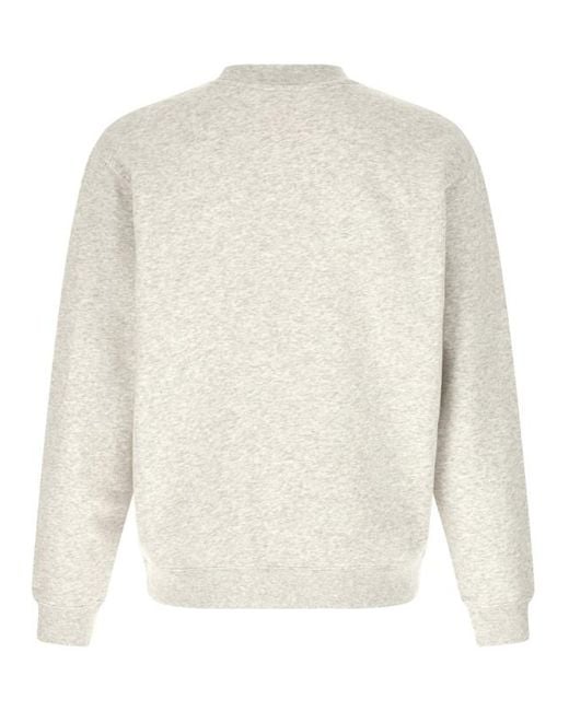 Jacquemus White The Gros Grain Sweatshirt for men