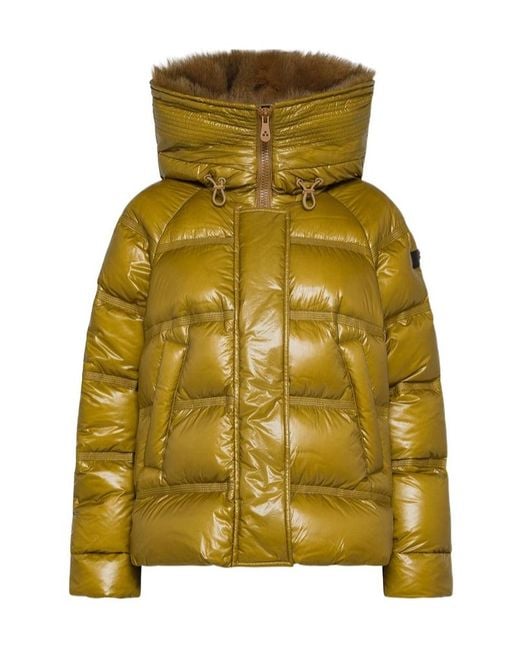 Peuterey Yellow Short Down Jacket
