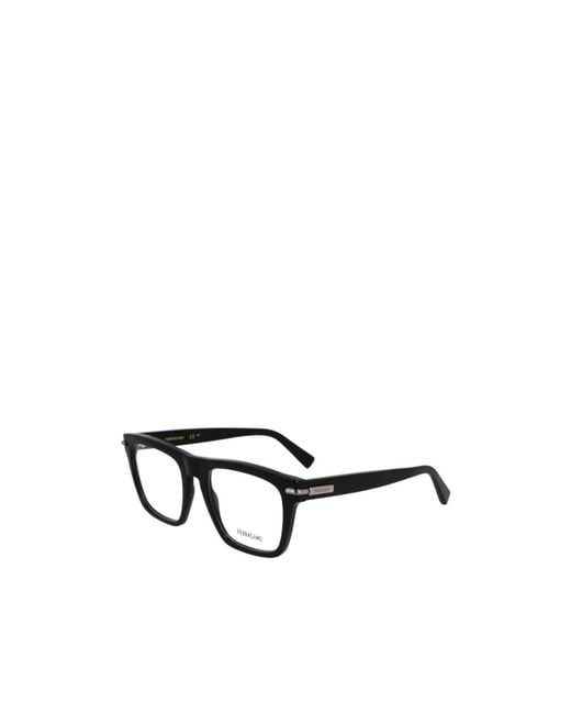 Ferragamo White Optical Glasses for men