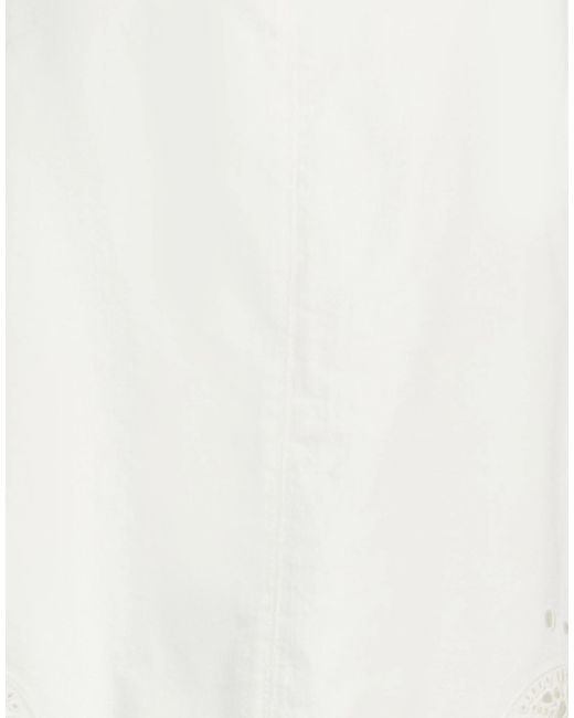 Rag & Bone White Denim Sleeveless Top