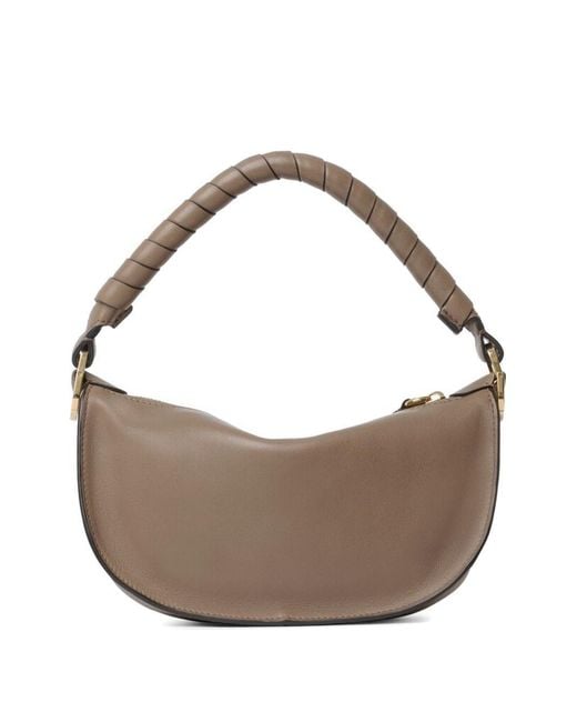 Chloé Brown Chloé Mini Marcie Shoulder Bag