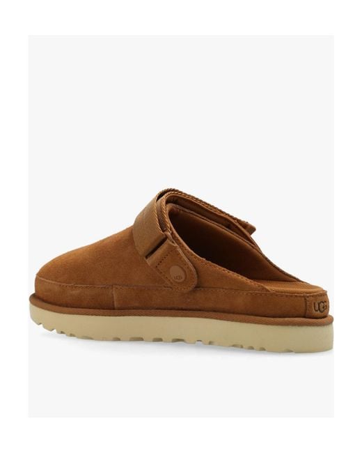 Ugg Brown Goldenstar Slip-On Mules