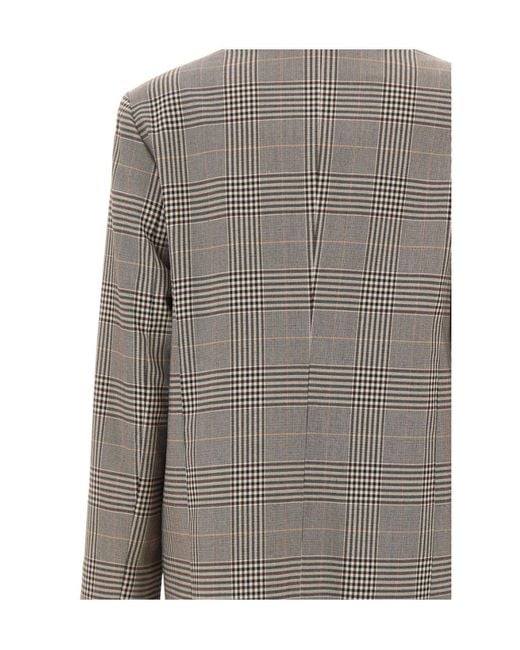 Marella Gray Long-Sleeve Blazer
