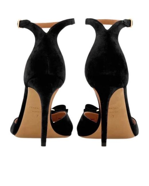 Ferragamo Black Ferragamo Vara Bow Sandals