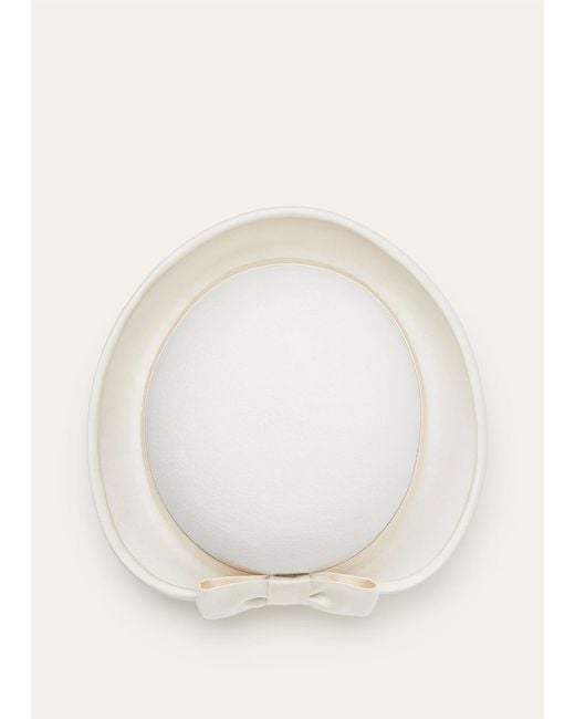Loro Piana White Louise Hat