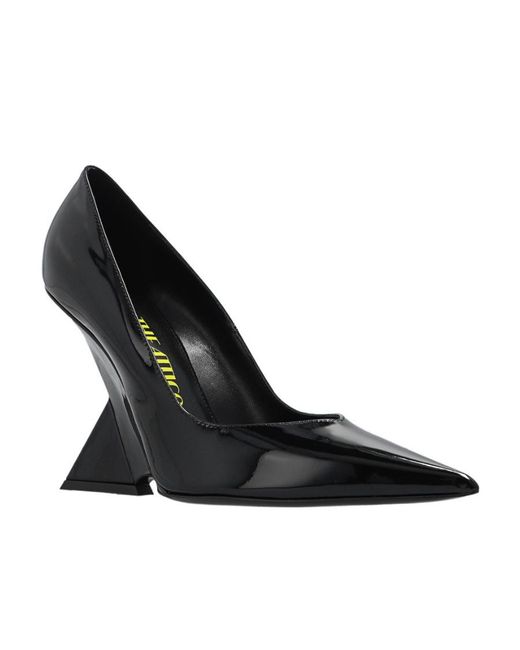 The Attico Black Cheope Patent Pump