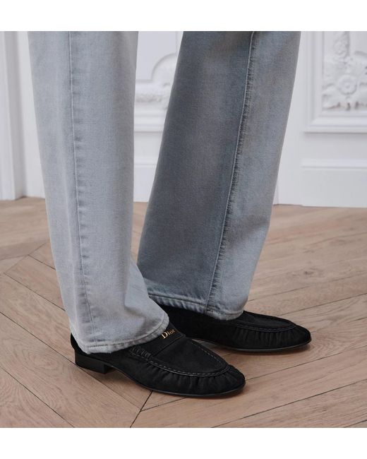 Dior Black Tailor Loafer