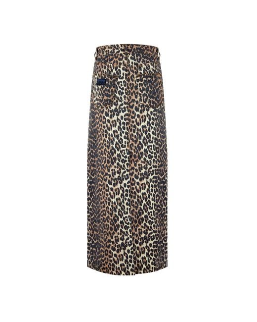 Ganni Multicolor Print Skirt