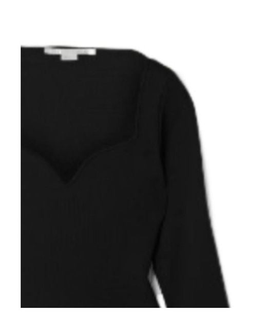 Stella McCartney Black Peplum-Hem Top