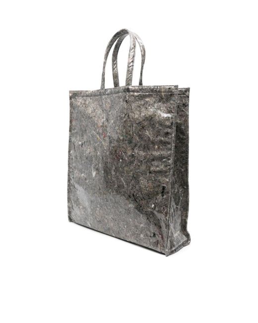 Uma Wang Gray Logo Tote Bag