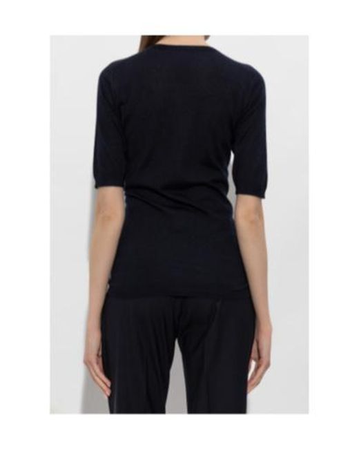 Fabiana Filippi Black Crew Neck Knitwear