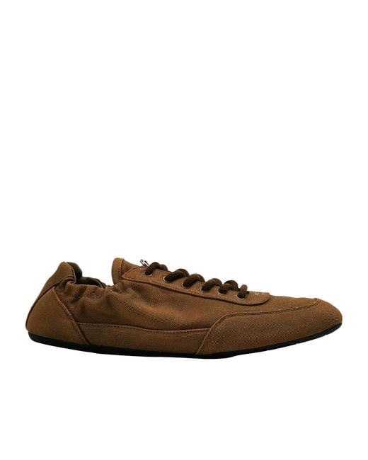 Prada Brown Lightweight Flat Shoes