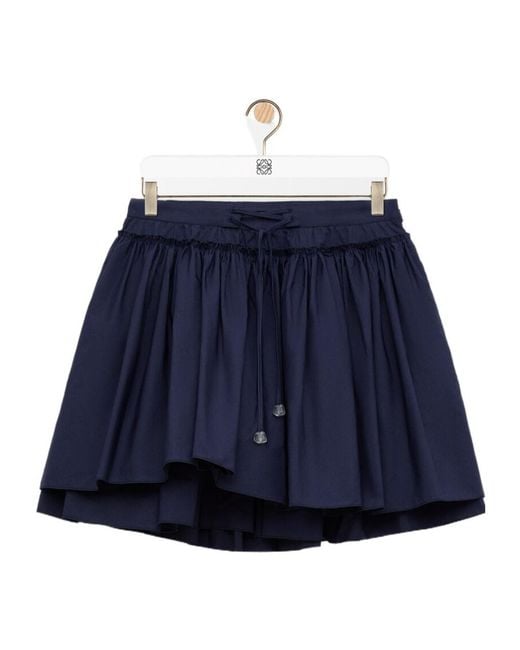 Loewe Blue Mid-Waisted Skirt